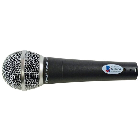 Kevin Nealon SNL Comedian Signed Black Microphone Beckett Authentication Proof - Picture 6 of 7